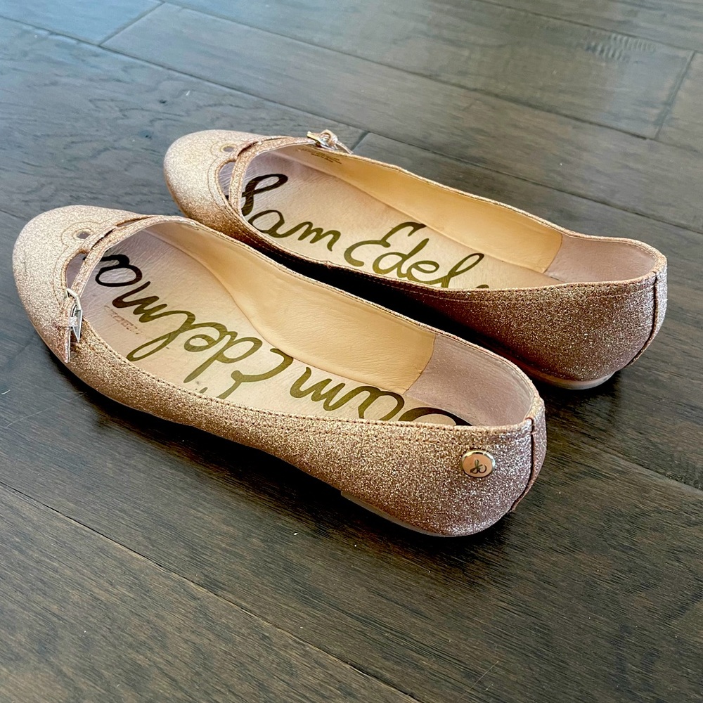 Sam Edelman Gold Flats